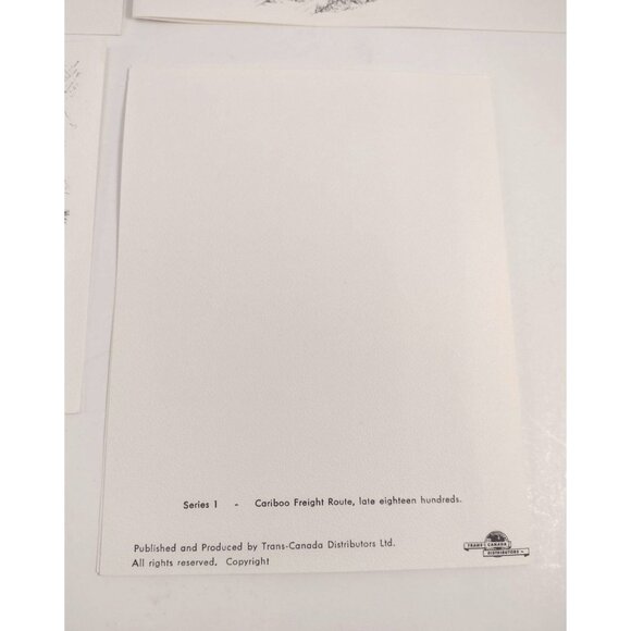 8 Hasty Note Cards Canadian Historical Drawings Art Prints Tonia Marks 1960s - Picture 13 of 16